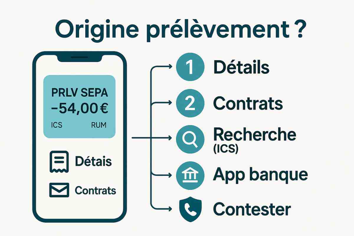 Comment trouver l’origine d’un prélèvement bancaire ?