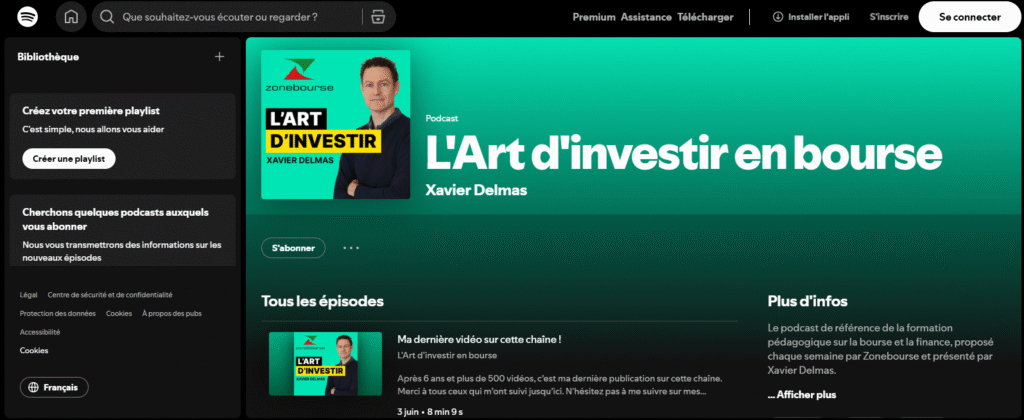 Podcat finance : L'Art d'investir en bourse