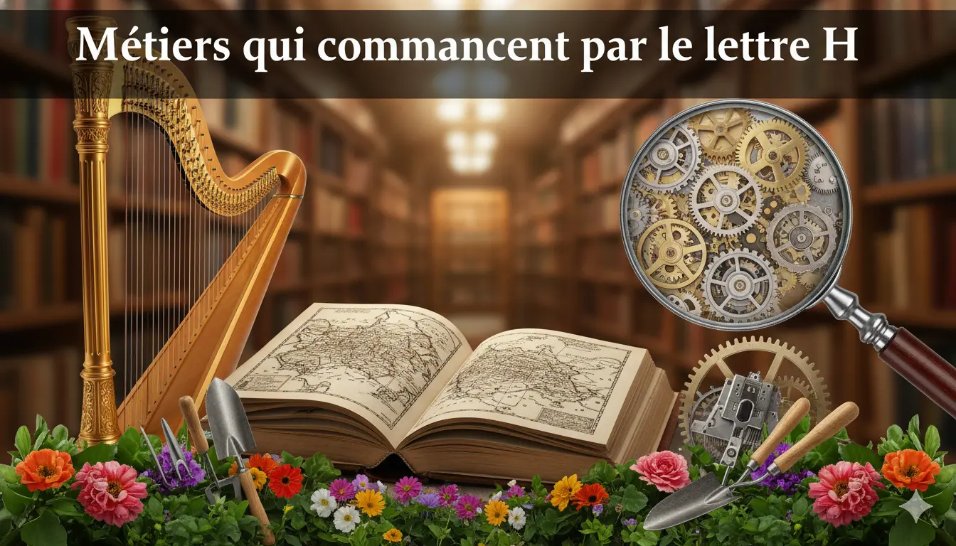 Quels sont les métiers qui commencent par la lettre H ?