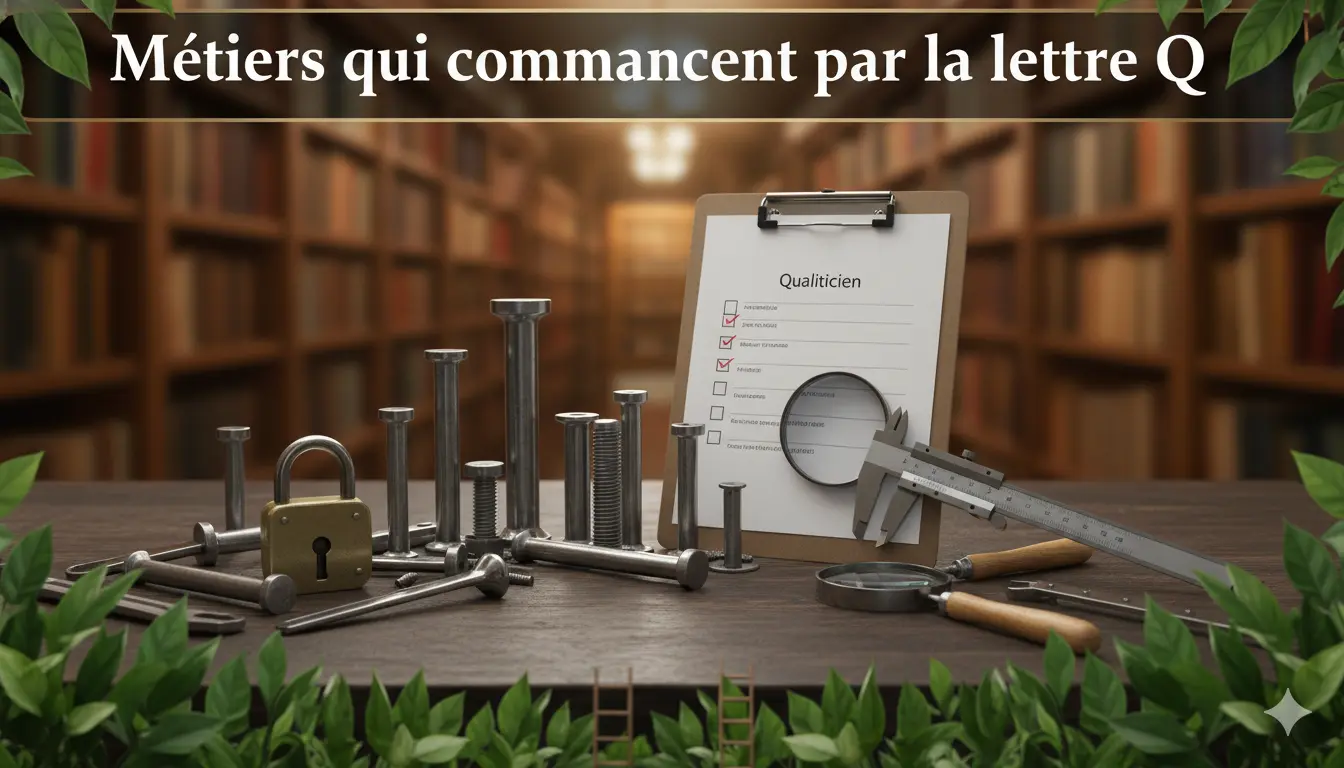 Quels sont les métiers qui commencent par la lettre Q en 2026 ?