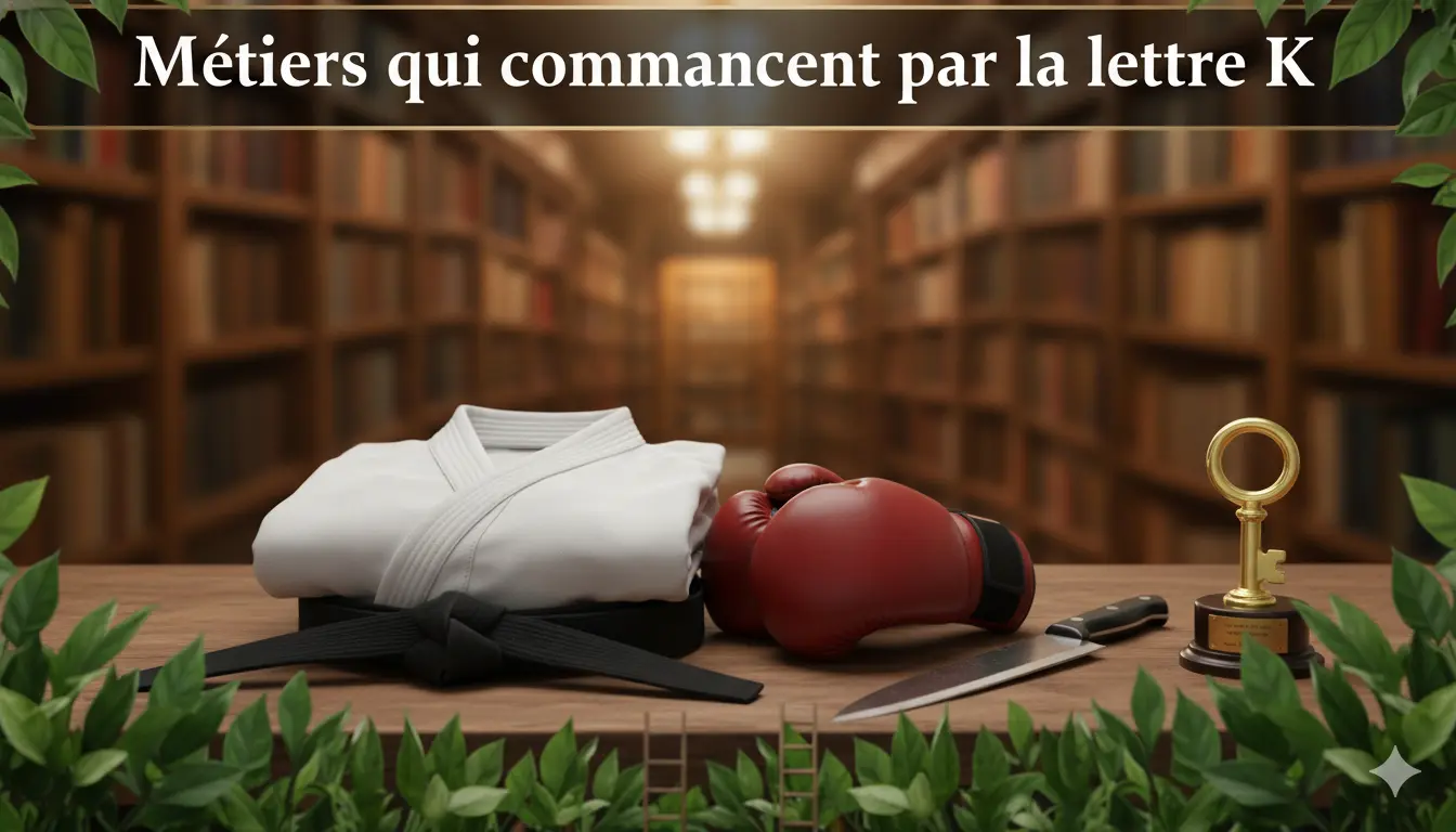 Quels sont les 15 métiers qui commencent par la lettre K ?