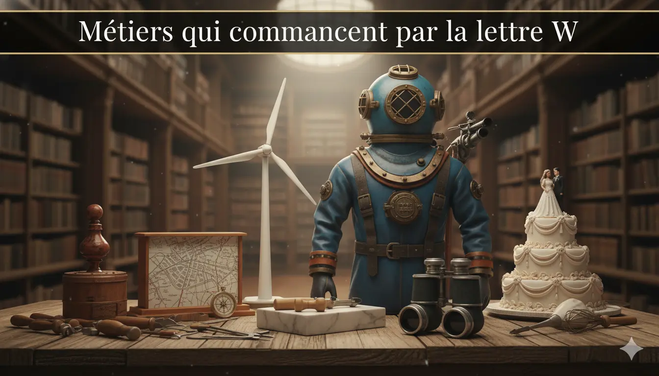 Quels sont les métiers qui commencent par la lettre W ?