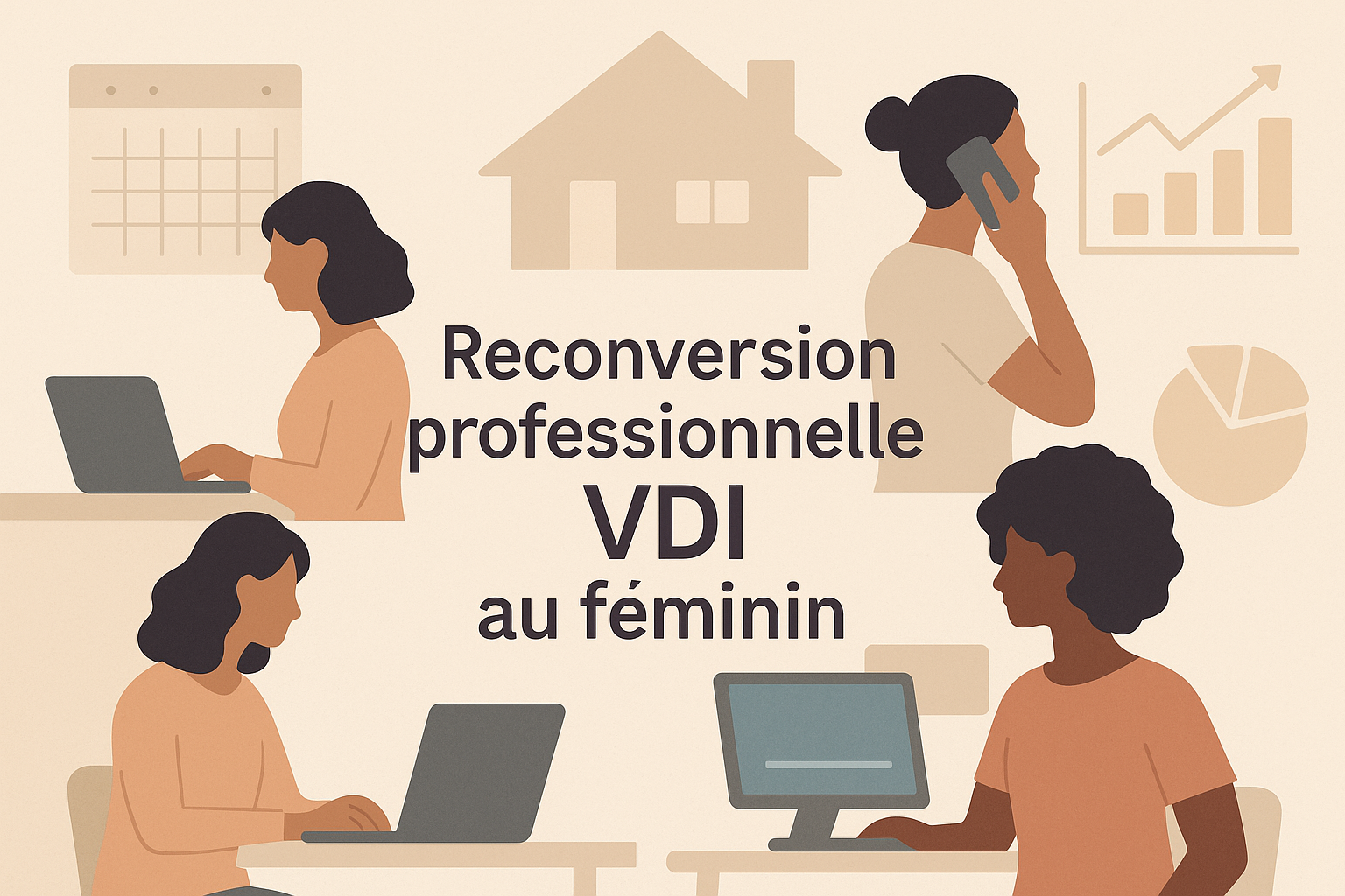 Pourquoi de plus en plus de femmes choisissent la VDI comme reconversion professionnelle ?