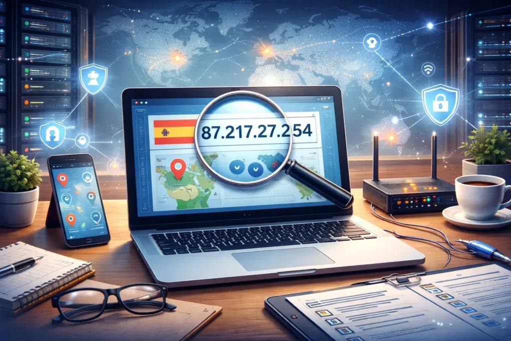 À quel fournisseur d’accès Internet appartient l’adresse IP 87.217.27.254