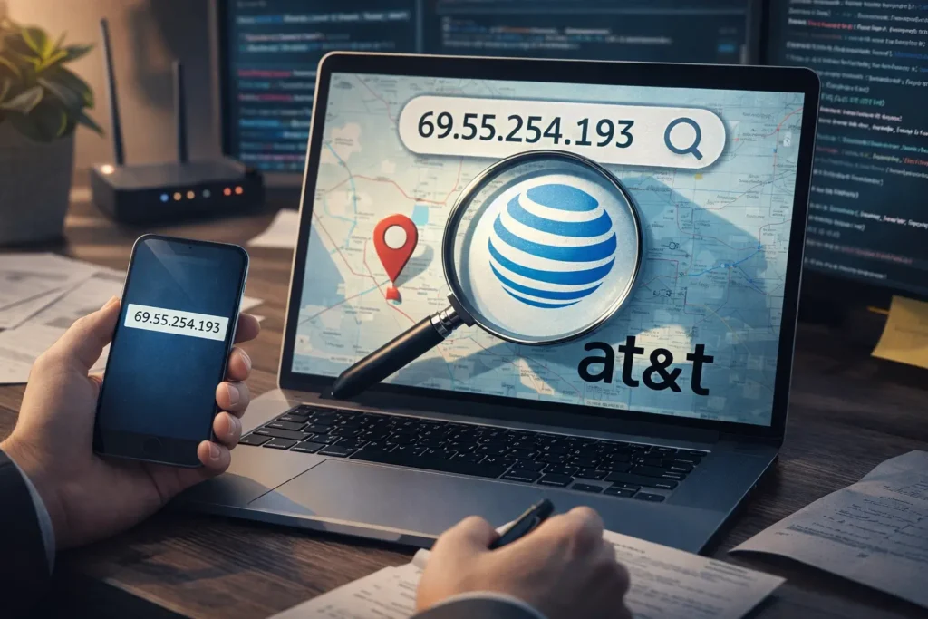 À quelle organisation ou fournisseur d’accès appartient l’IP 69.55.254.193