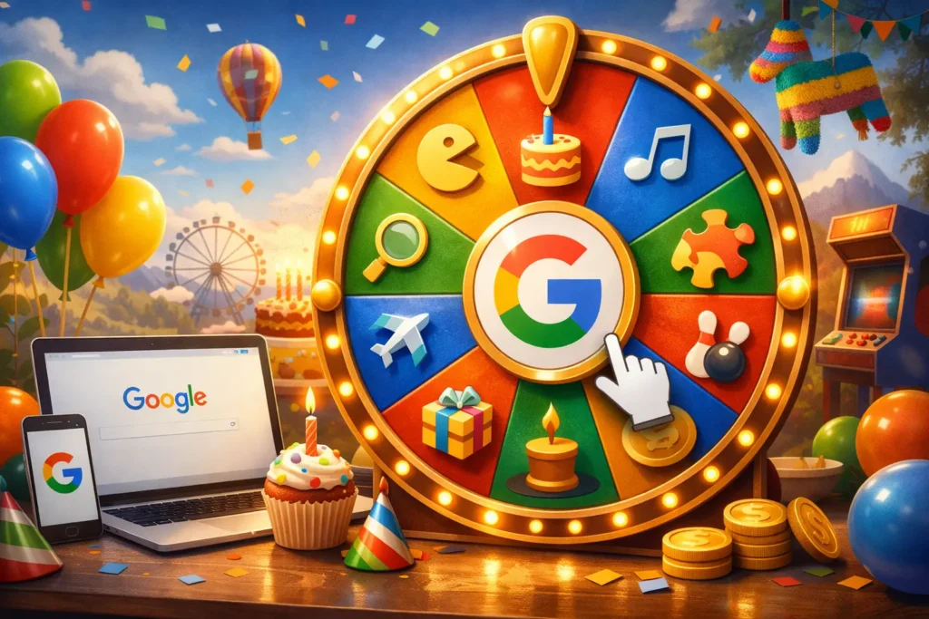 Que signifie “faites tourner la roue pour l’anniversaire de Google” et comment y accéder
