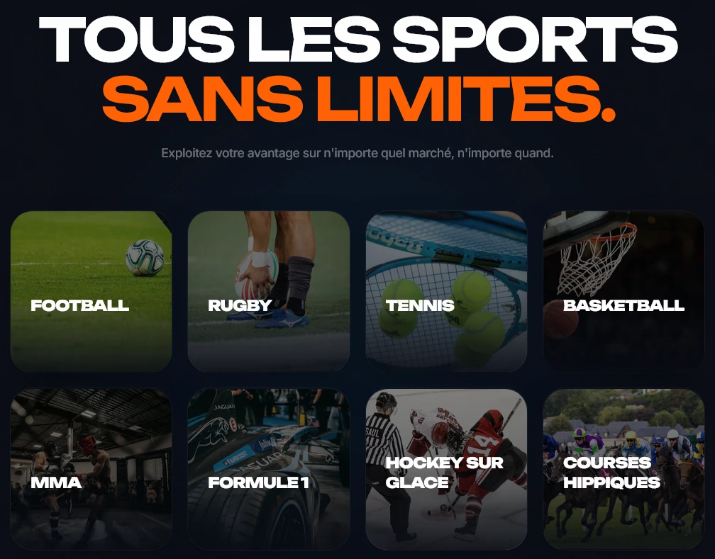 Quels sports sont disponibles sur We Bet