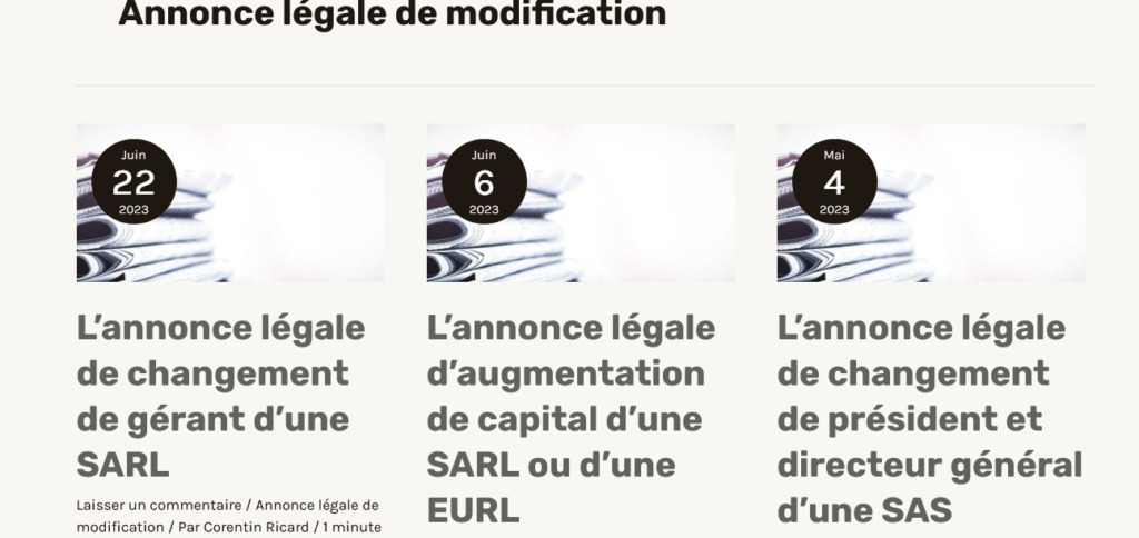 Screenshot 2026 01 30 at 20 10 10 Archives des Annonce légale de modification • FER