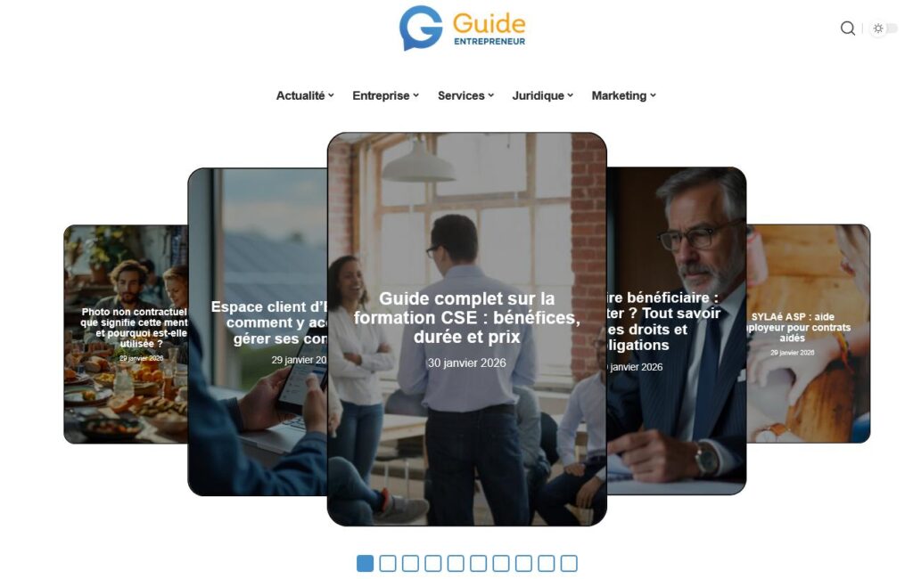 Screenshot 2026 01 30 at 20 32 44 Guide Entrepreneur Pour le développement de votre entreprise