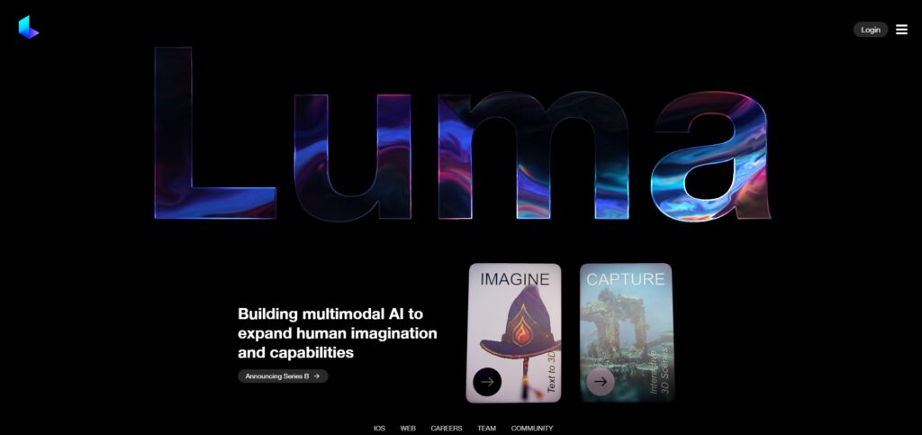 Luma AI c'est quoi cet outil d'intelligence artificielle