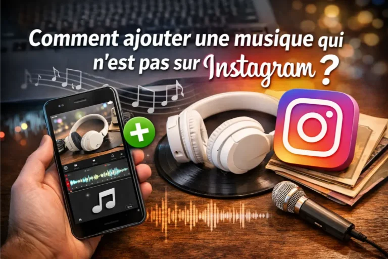 ajouter une musique qui n’est pas sur Instagram