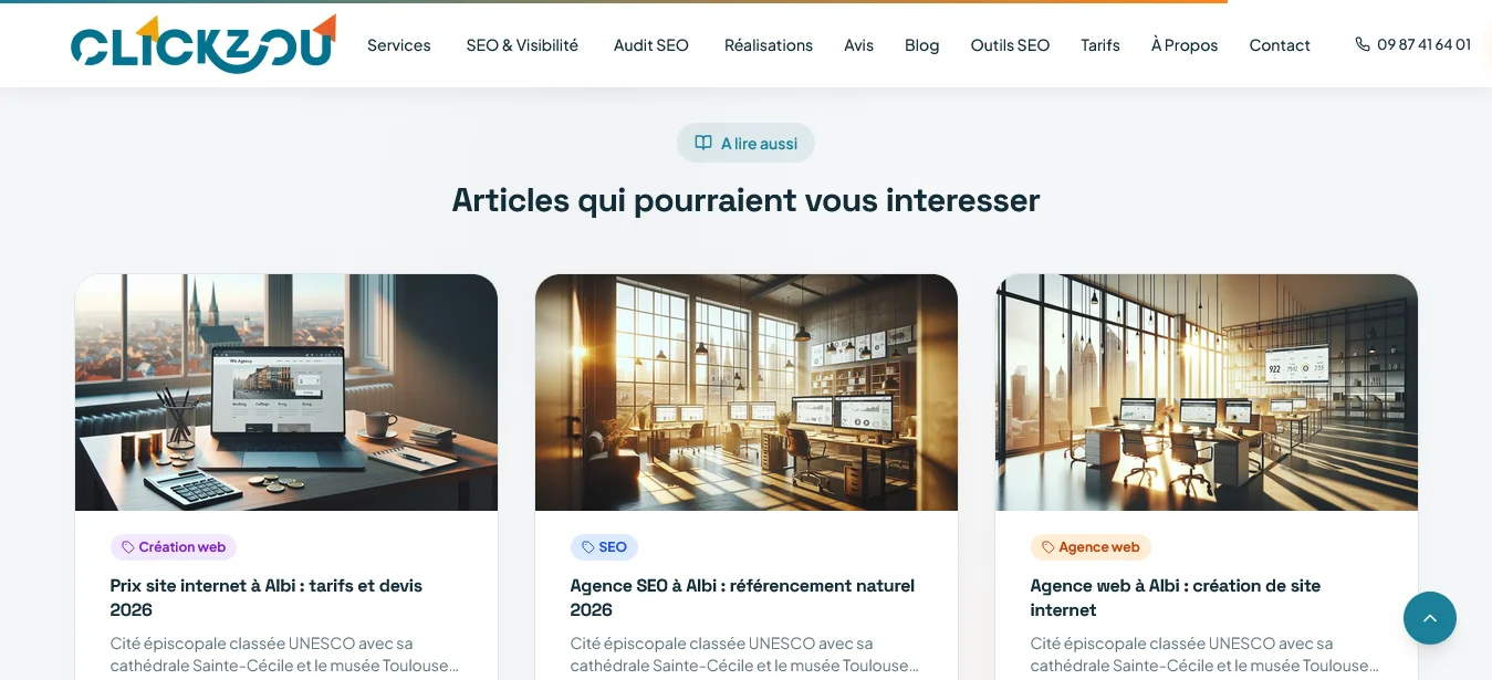 Agence web à Albi, pourquoi Clickzou revient souvent dans les recherches