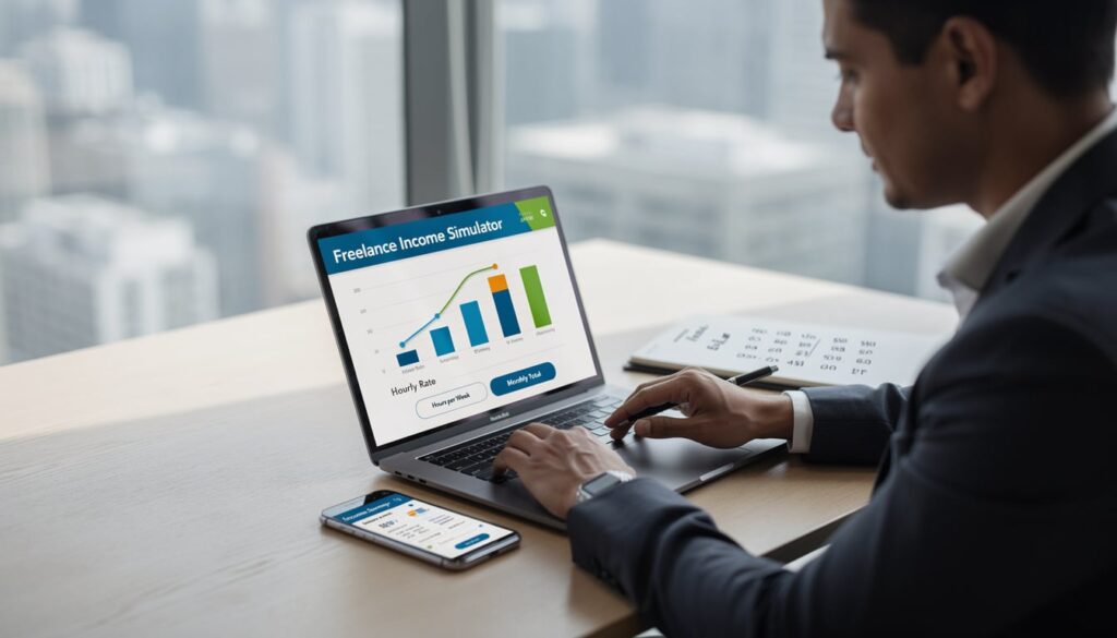 simulateur de revenu indépendant sur creation entreprise france0