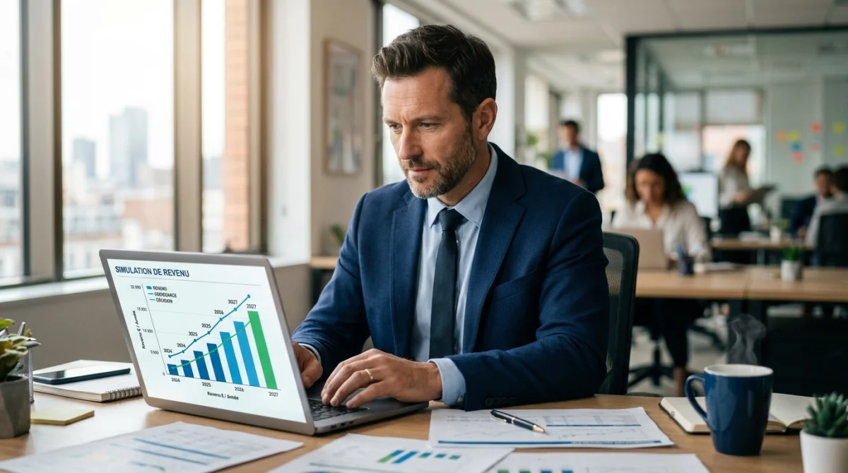 Simulateur de revenu dirigeant sur creation-entreprise-france.com, mode d’emploi clair
