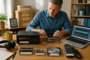 Numérisation de cassettes et supports audio familiaux pour protéger durablement ses souvenirs de famille